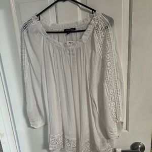 Zac & Rachel woman White off the shoulder Blouse